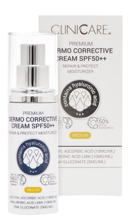 Clinicare Dermo Corrective Cream SPF50 - Medium 35ml